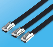 Stainless Steel Epoxy Coated Cable Ties-Ball Lock Type